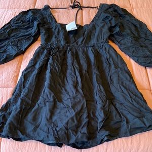 Black baby doll dress